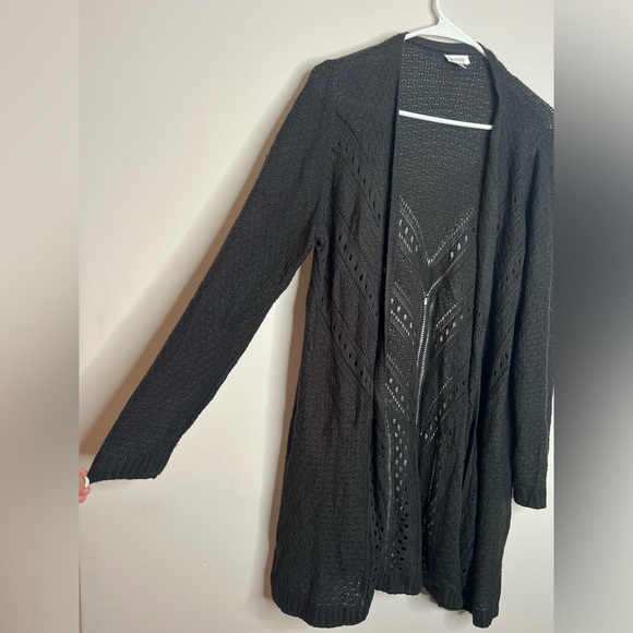 Avenue Open Front Cardigan Size 14/16 - Picture 3 of 5